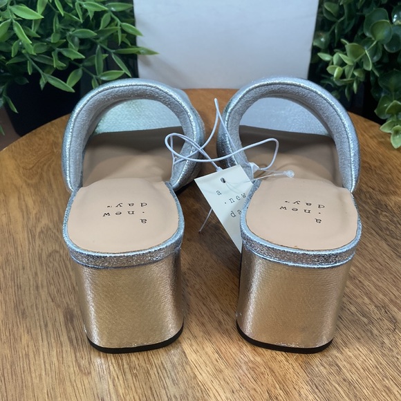 A New Day Women's Lilah Silver Heels - Picture 6 of 7